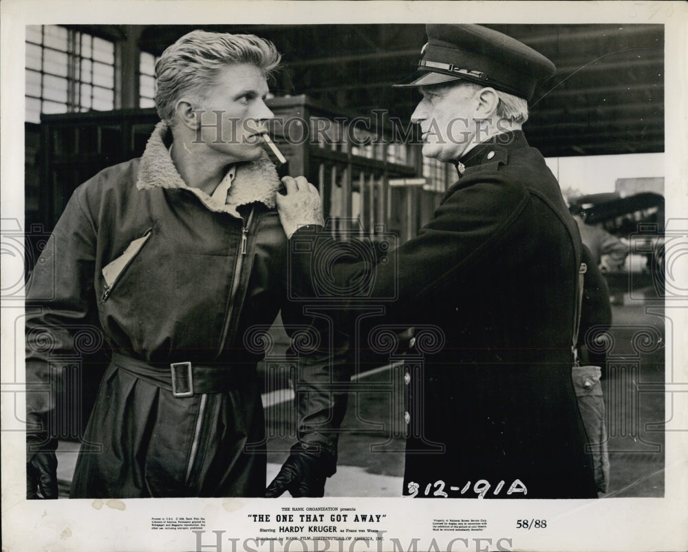 1958 Hardy Kruger stars in "The One That Got Away" - Historic Images