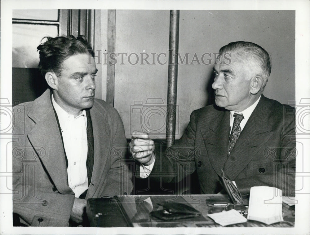 1942 District Attorney Charles P. Sullivan of Queen County (Right) - Historic Images