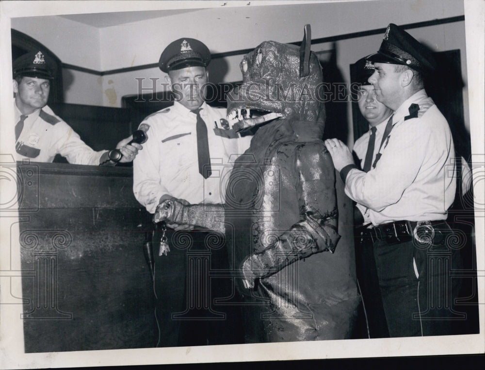1965 Officers Recover Stolen Monster - Historic Images