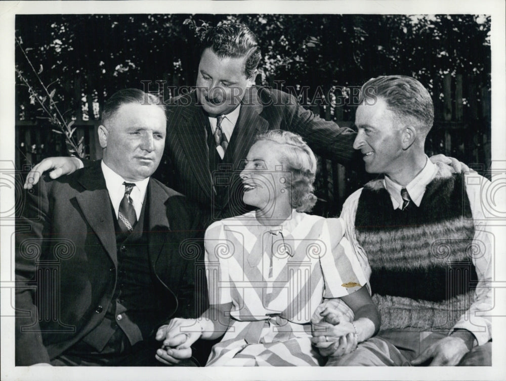 1940 Press Photo Cecil Wetsel Count Countess de Tristan Ellis Wood - Historic Images