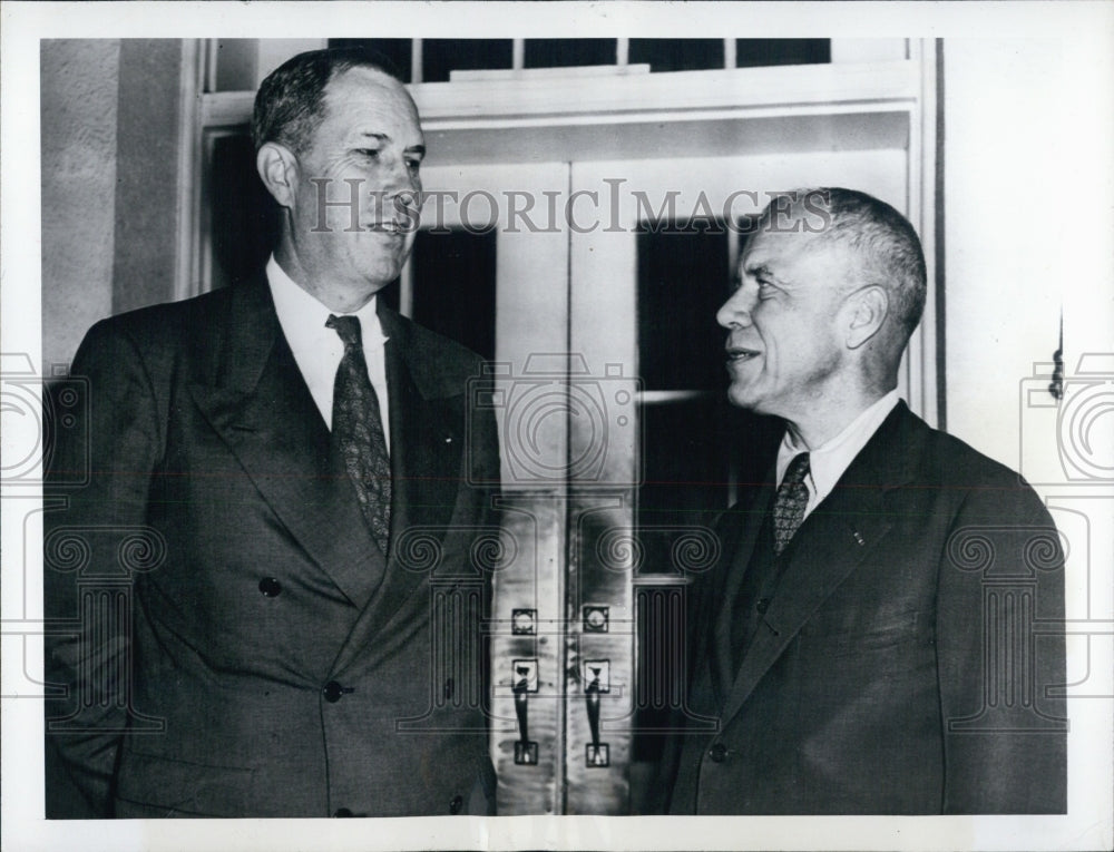 1947 War Secretary Kenneth Royall Robert Patterson - Historic Images