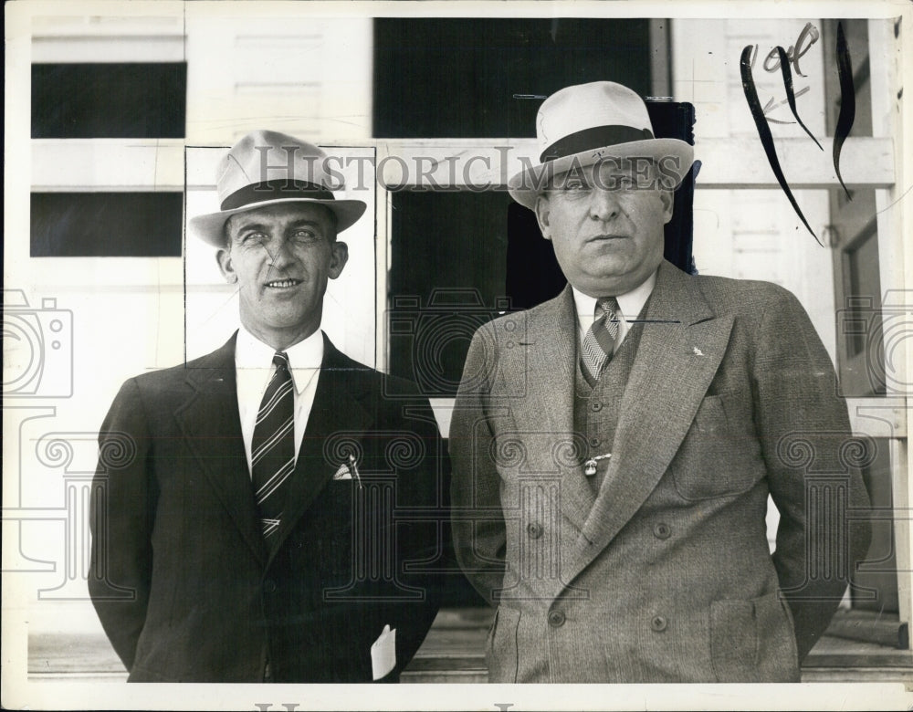 1936 Judges Walter Henderson and Jack Fisher - Historic Images