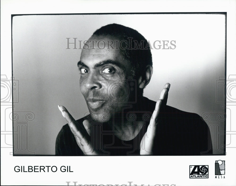 2000 Press Photo Brazilian Singer Guitarist Songwriter Gilberto Gil - Historic Images