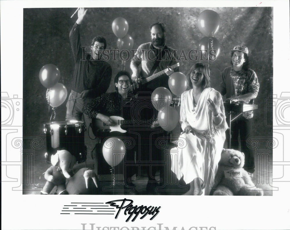 1992 Press Photo Childrens Rock Group Peggosus - Historic Images