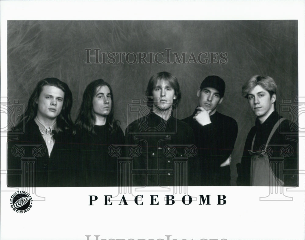 Press Photo Members of Peacebomb Band - Historic Images