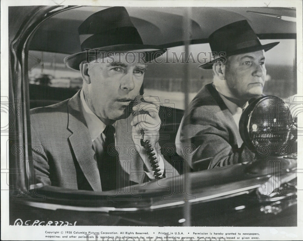 1958 Warner Anderson & Emile Meyer star in "The Lineup" - Historic Images