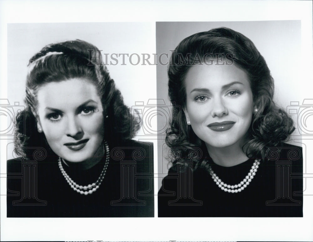 1996 Press Photo Maureen O'Hara and Naomi Watts, "Timepiece" - Historic Images