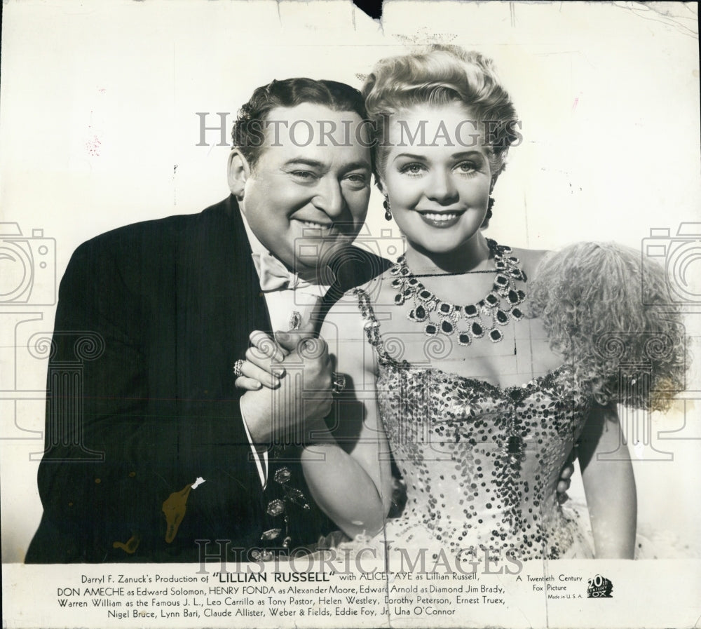 1940 Alice faye and Don Ameche in "Lillian Russell - Historic Images