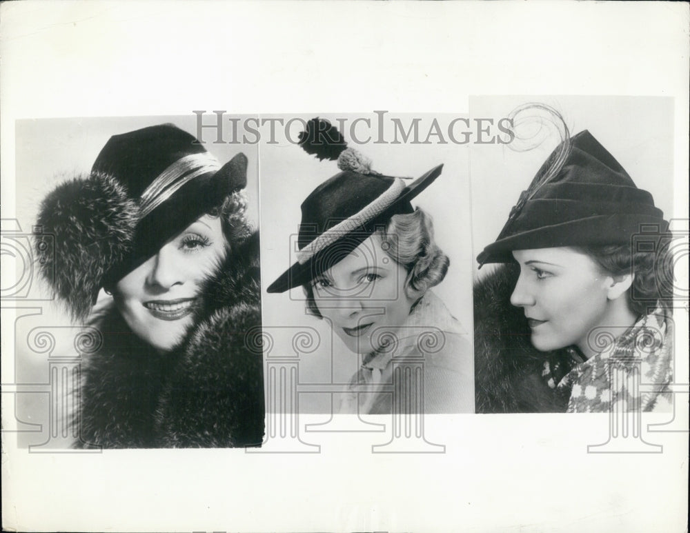 1935 Actresses Irene Rich, Helen Hayes and Leola Turner - Historic Images