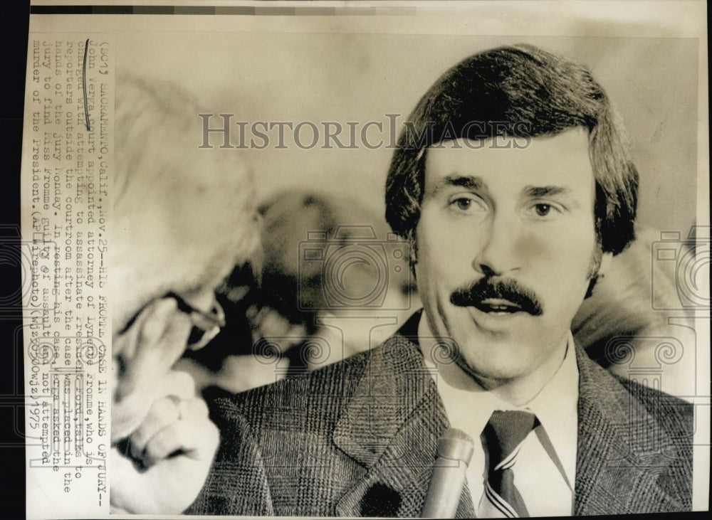 1975 John Verga - Historic Images