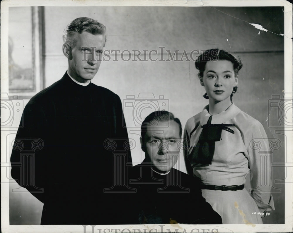 1951 Stars Wesley Addy Charles Boyer Barbara Rush Film - Historic Images