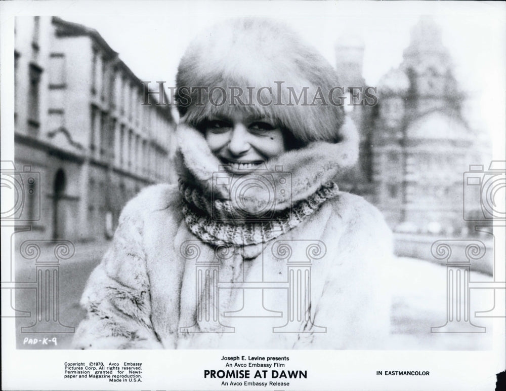 1970 Melina Mercouri, star of "Promise At Dawn" - Historic Images