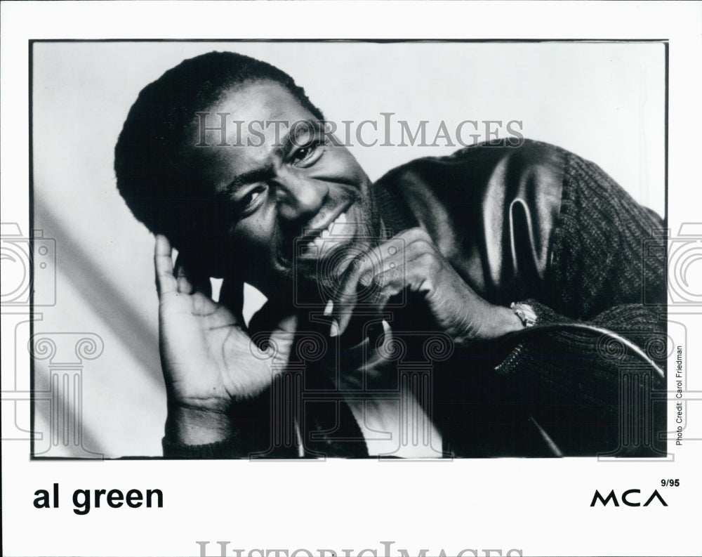 Press Photo Al Green Singer - Historic Images