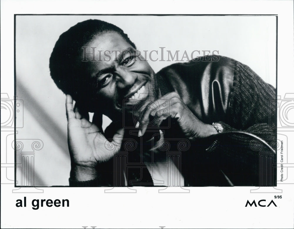 1995 Press Photo Al Green Singer - Historic Images