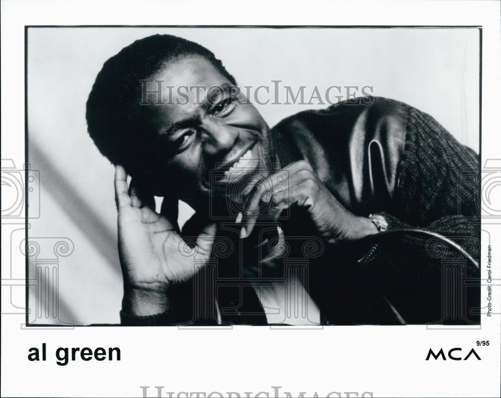 1995 Press Photo Al Green singer - Historic Images