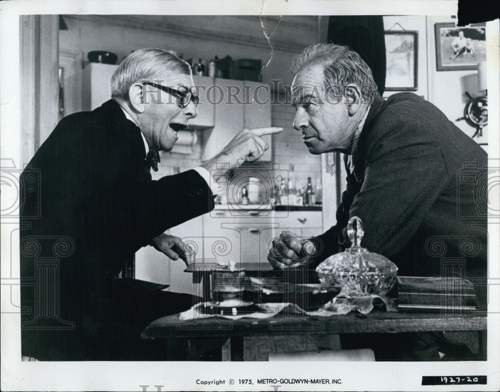 1996 Press Photo George Burns and Walter Matthau in the "Sunshine Boys" - Historic Images