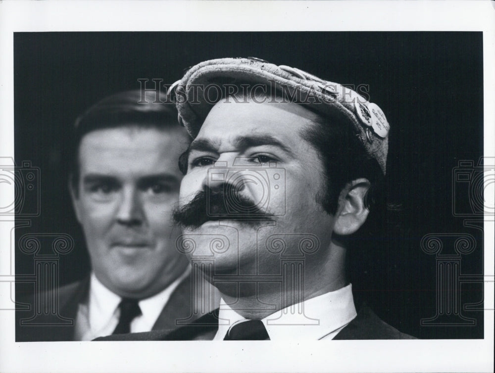 Press Photo The Burns And Schreiber Comedy Hour - Historic Images