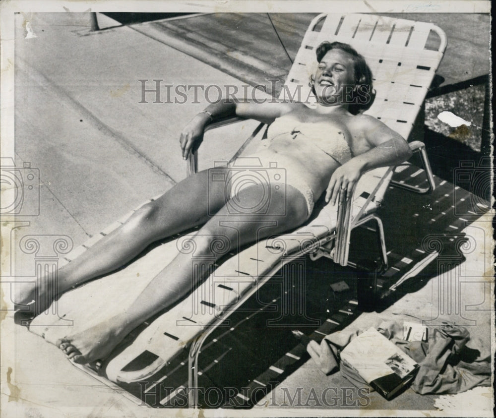 1954 Press Photo Wife of confessed murderer Faye Demand died in auto accident - Historic Images