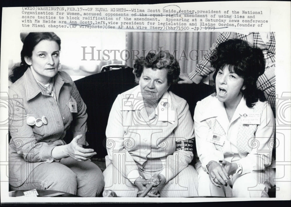 1973 Wilma Scott Heide, Ann Scott and Elaine Godon - Historic Images