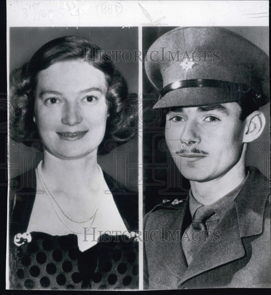 1952 Jean, Grand Duke of Luxembourg & Princess Josephine Charlotte - Historic Images