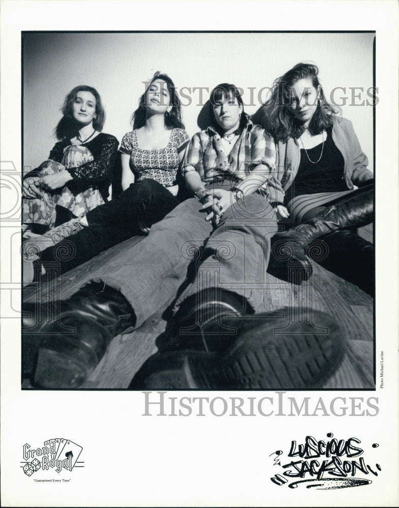 1991 Press Photo The alternative band Luscious Jackson - Historic Images