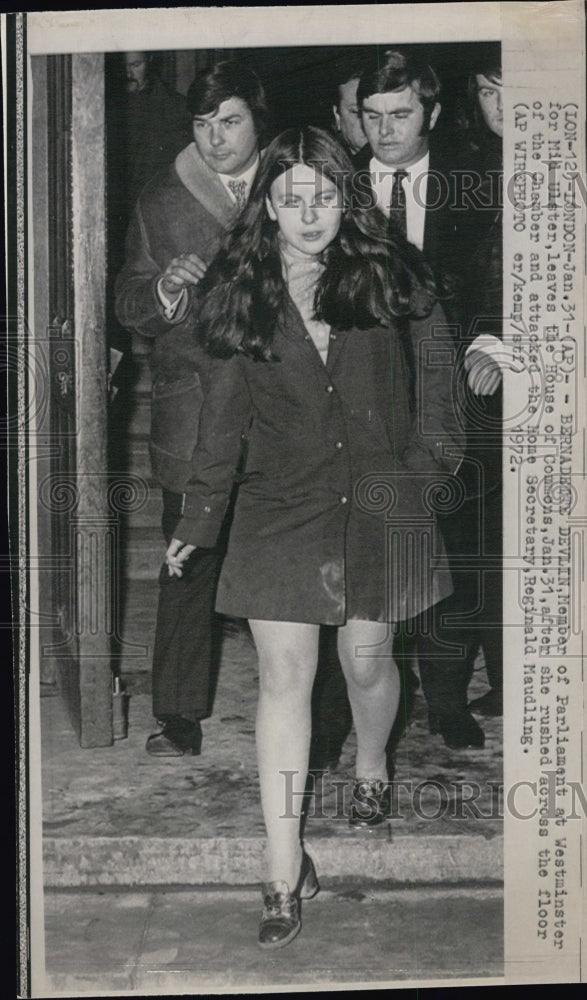 1972 Bernadette Devlin, Irish Civil Rights Leader - Historic Images