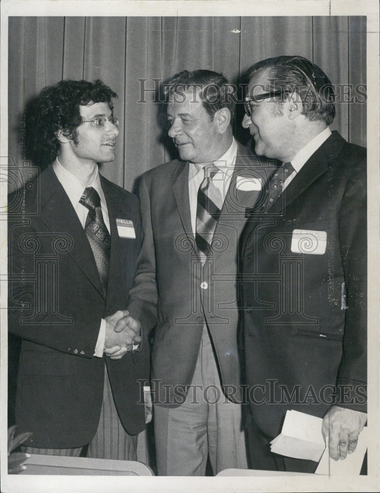 1972 Press Photo Joe Kornfield, Don Rosenberg and Frank Blair - Historic Images