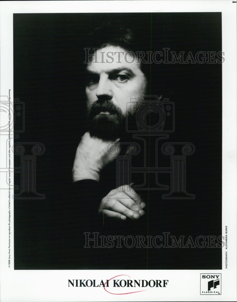 Press Photo Nikolai Korndoff, Russian Composer - Historic Images