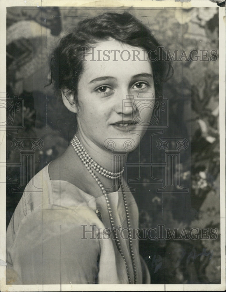 1928 Press Photo Mrs Percival Hall Lombard Nee Eugenia Frothingham - Historic Images