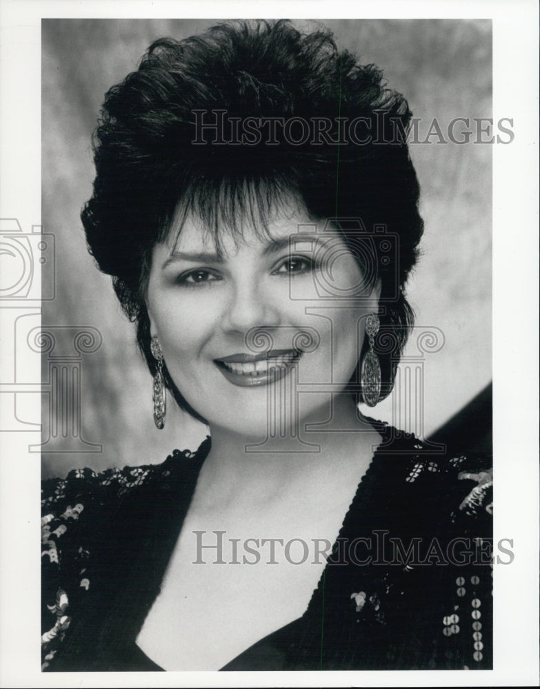 Press Photo Entertainer Gina Lombard - Historic Images