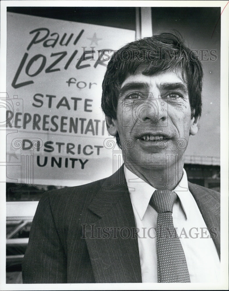 Press Photo Paul Lozier for State Rep - Historic Images