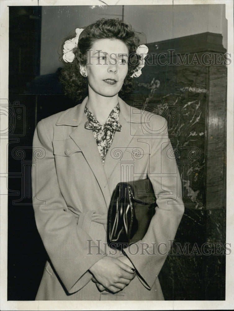 1946 Press Photo Anna Hogan Divorced From John J Hogan - RSG83775 - Historic Images