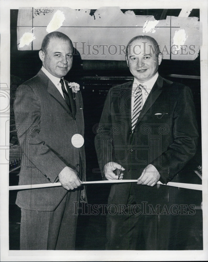 Press Photo Bernard Heman(L) &amp; Lawrence Herman(R) - Historic Images