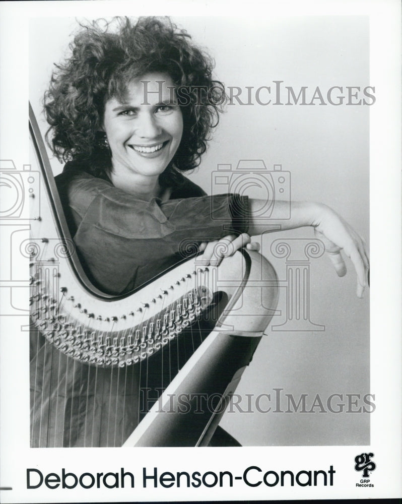 Press Photo Deborah Henson-Conant Composer Performer Electric Harpist - Historic Images