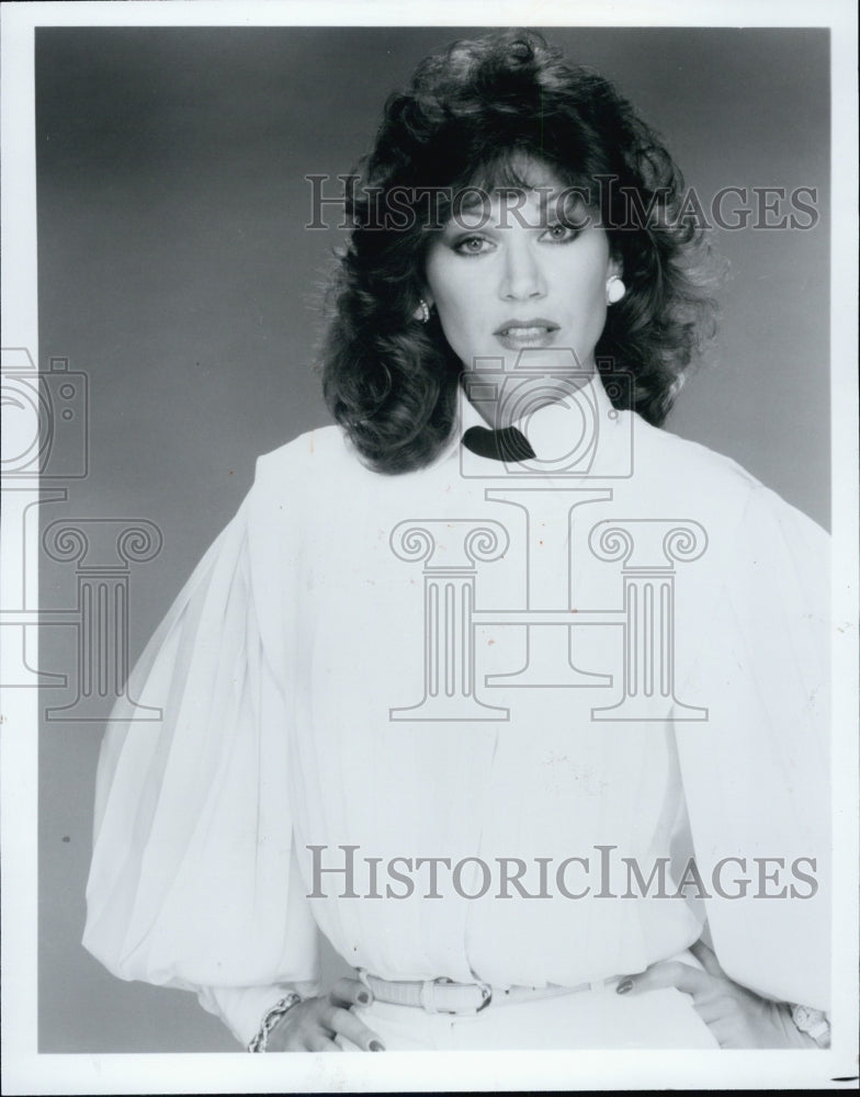 Press Photo Matt Houston TV series actress Pamela Hensley - Historic Images