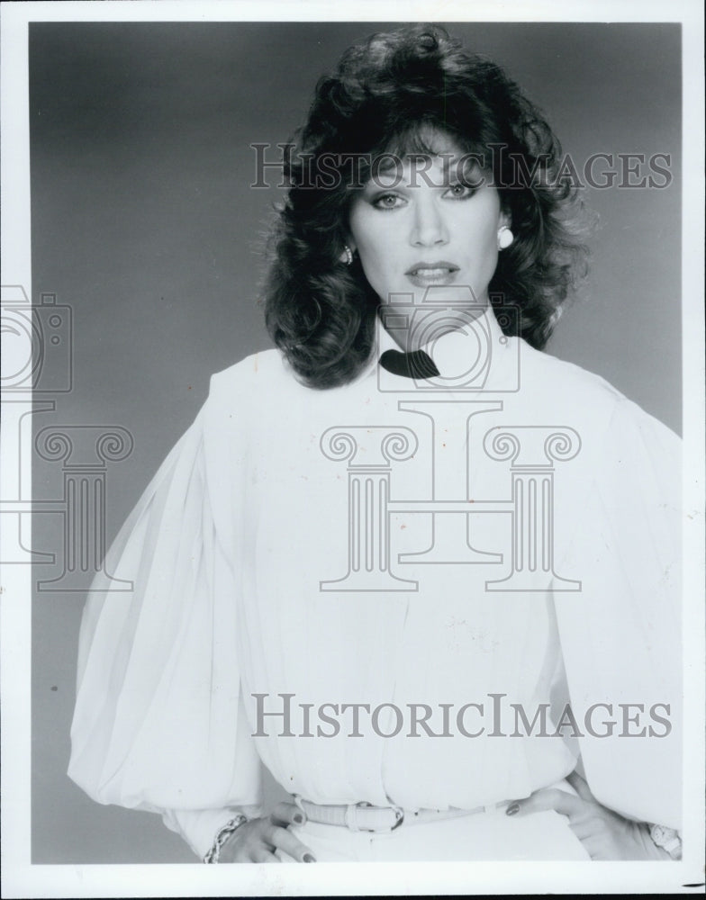 Press Photo Matt Houston TV series actress Pamela Hensley - Historic Images