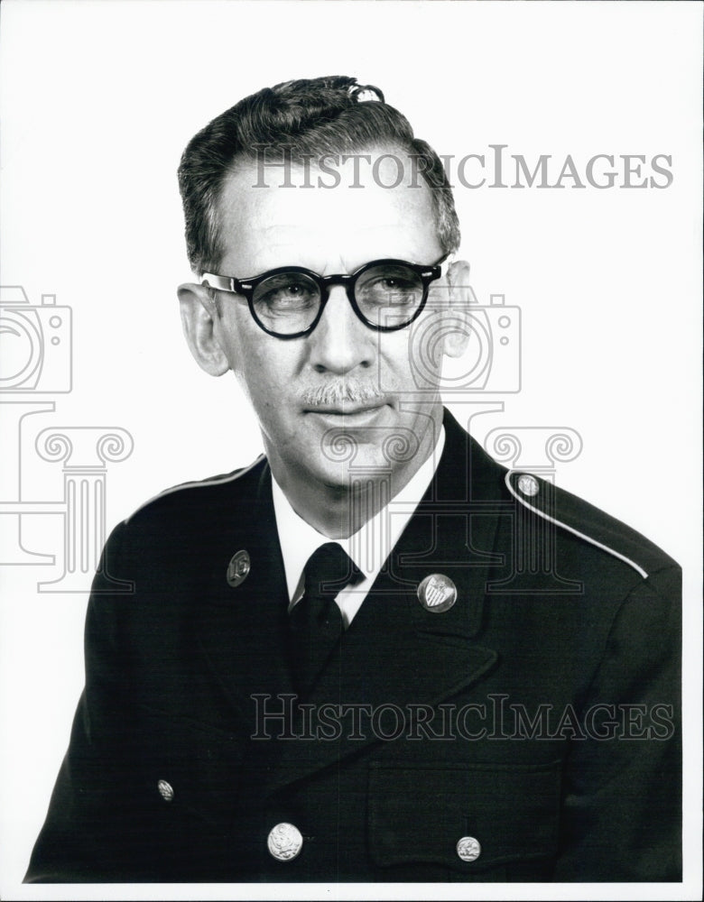 1958 Press Photo SPI Paul V. Henry ,Narrator ,U.S.Navy Band - Historic Images
