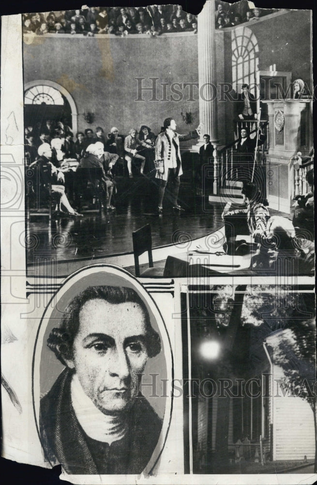 1951 Press Photo Richmond,Va ,St John's Church,Patrick Henry - Historic Images