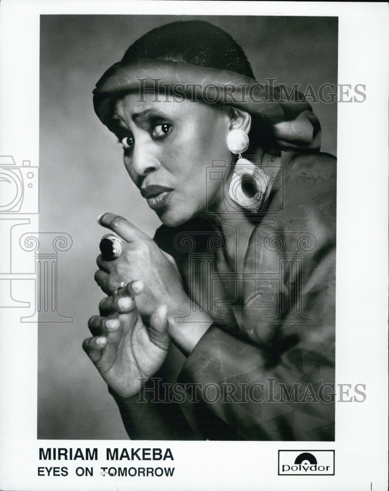 Press Photo Miriam Makeba, Eyes On Tomorrow - Historic Images
