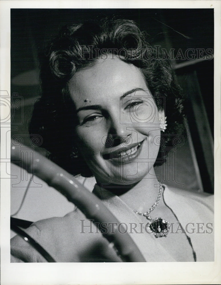 1956 Press Photo Miss Massachusetts Virginia Maffucci - Historic Images