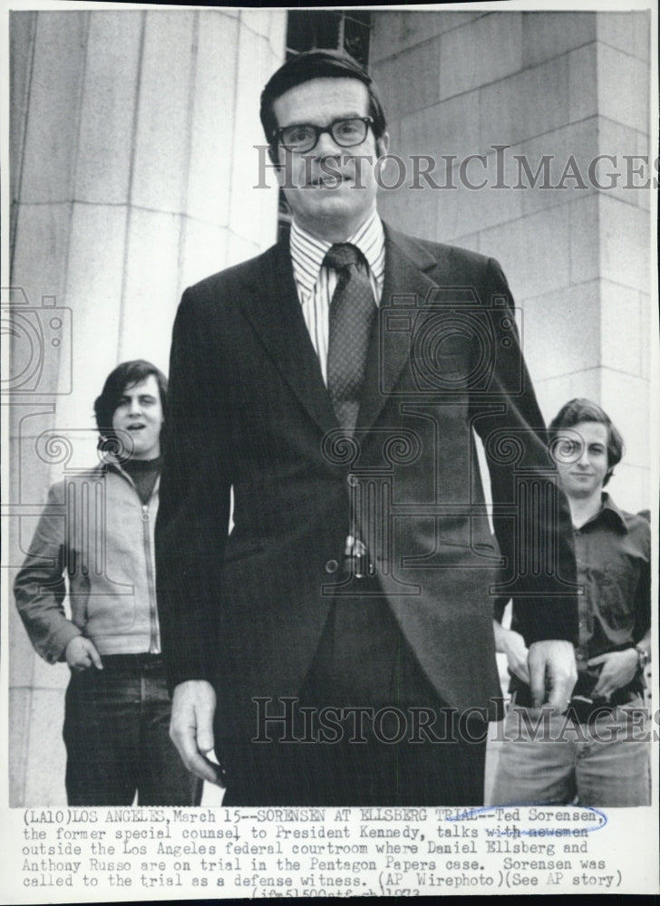 1973 Press Photo Ted Sorensen - Historic Images