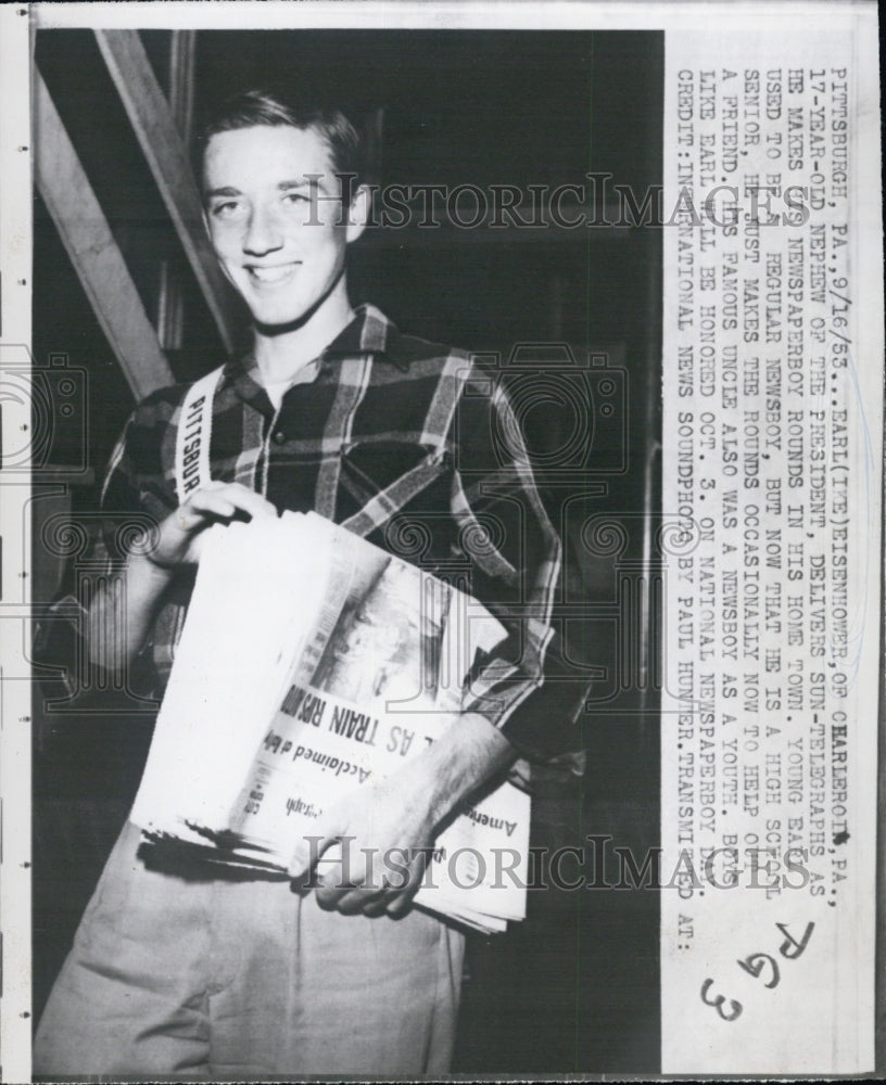 1953 Earl (Ike) Eisenhower nephew of President - Historic Images