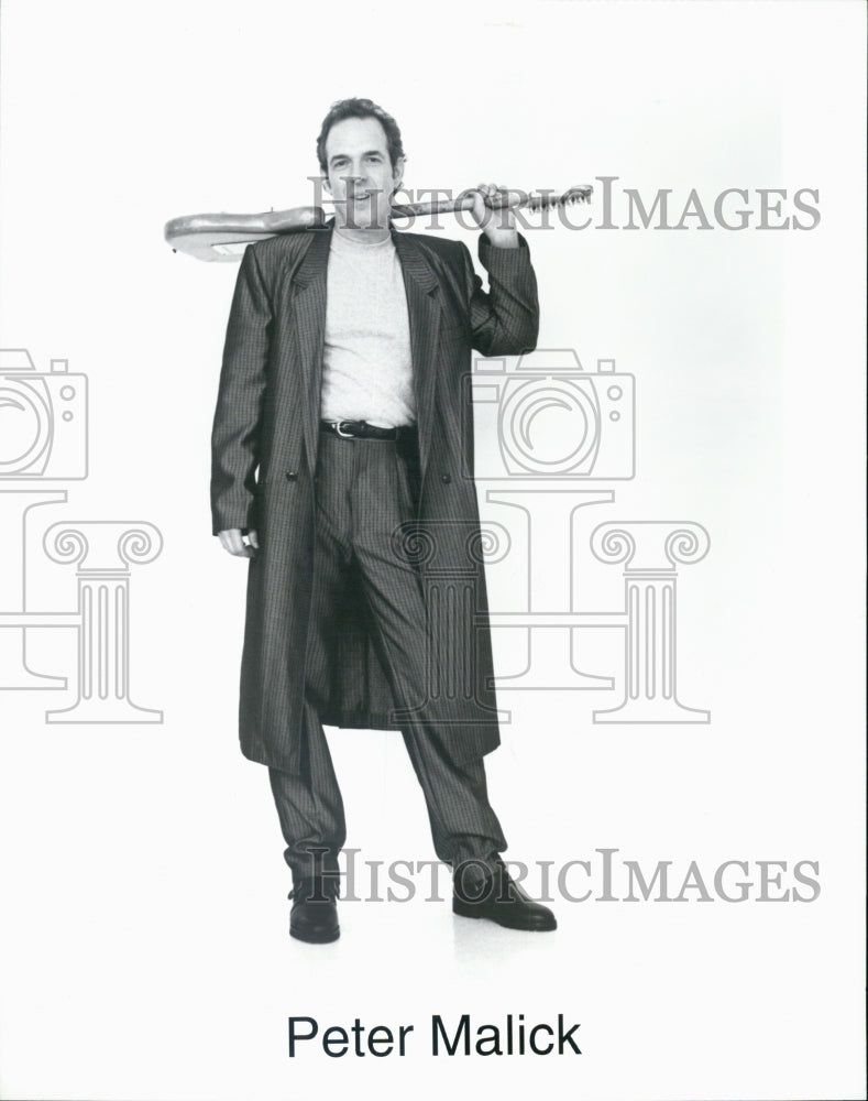 1991 Press Photo Peter Malick, Musician,Record Producer - Historic Images