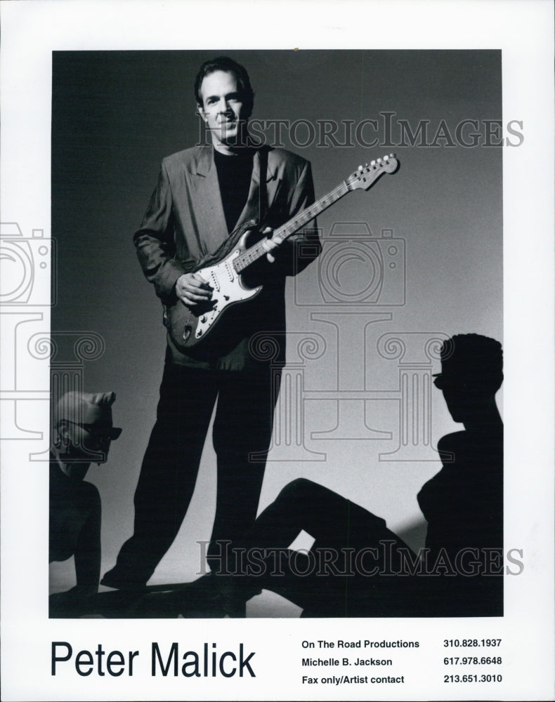 Press Photo Peter Malick, guitarist. - Historic Images