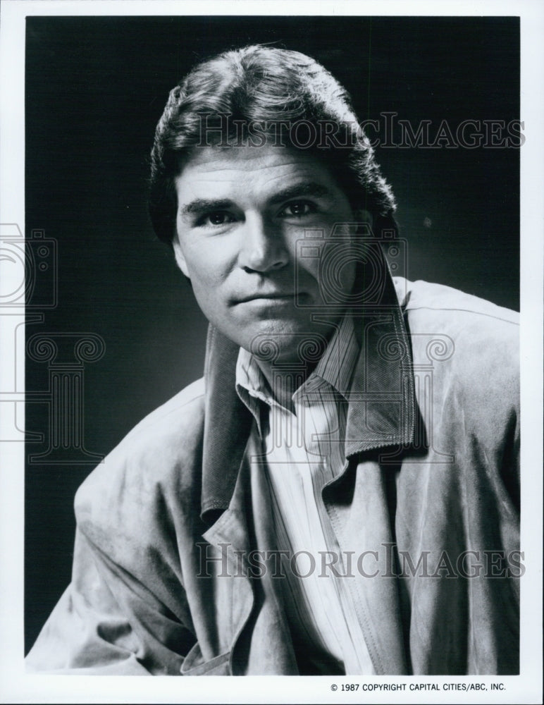 1987 Press Photo Larkin Malloy,&quot;All My Children&quot;,&quot;Fame,Fortune and Romance&quot; - Historic Images