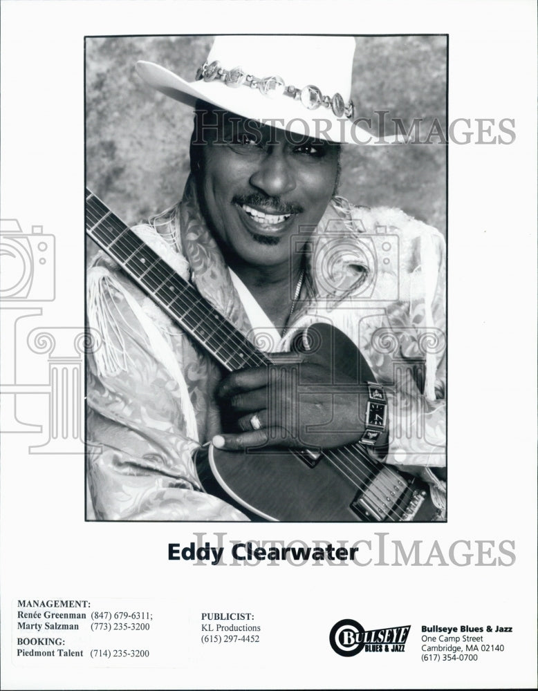 2000 Press Photo Blues Singer Eddy Clearwater - Historic Images