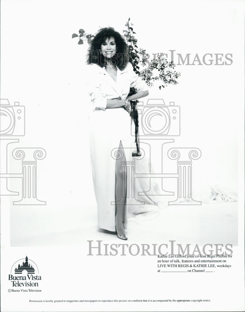 1994 Press Photo Kathie Lee Gifford stars in "Live with Regis & Kathie Lee" - Historic Images