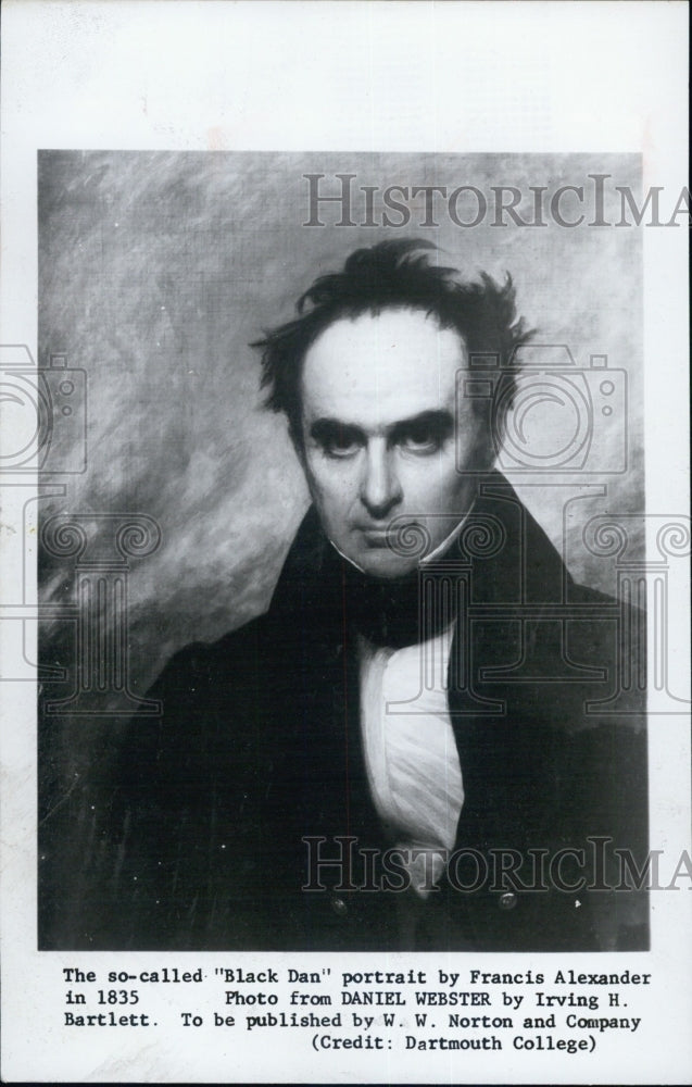 1978 Press Photo photo of "Black Dan" from Daniel Webster - Historic Images