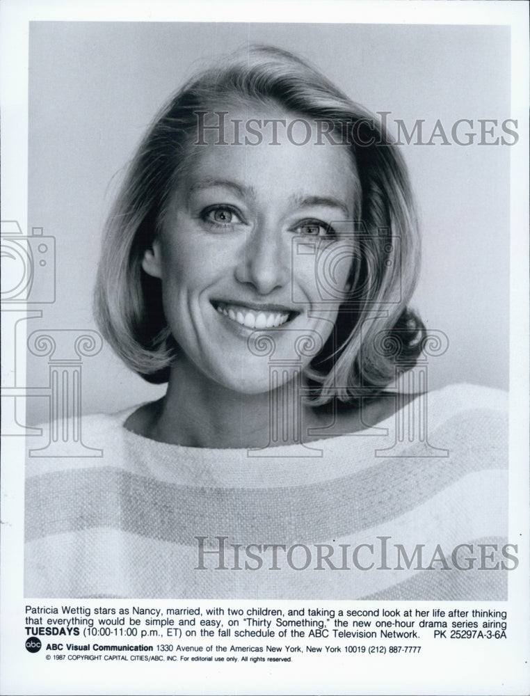 1991 Press Photo Actress Patricia Wettig on "Thirty Something" ABC TV Series - Historic Images