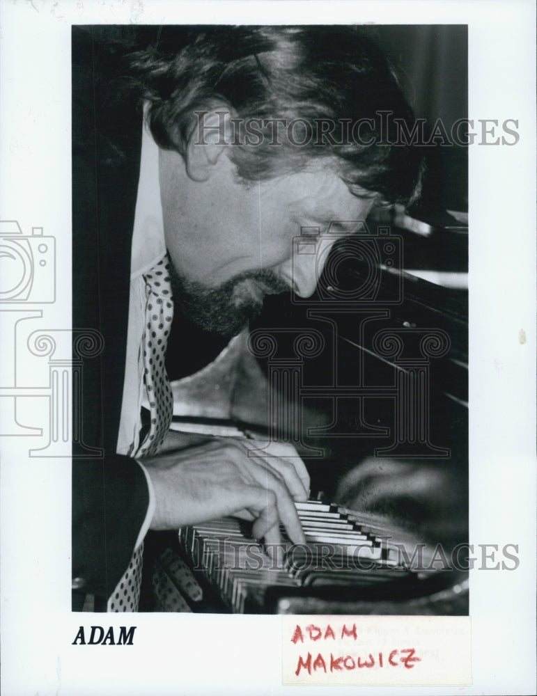 1996 Press Photo Adam Makowicz Canadian Pianist Composer Jazz Classical - Historic Images